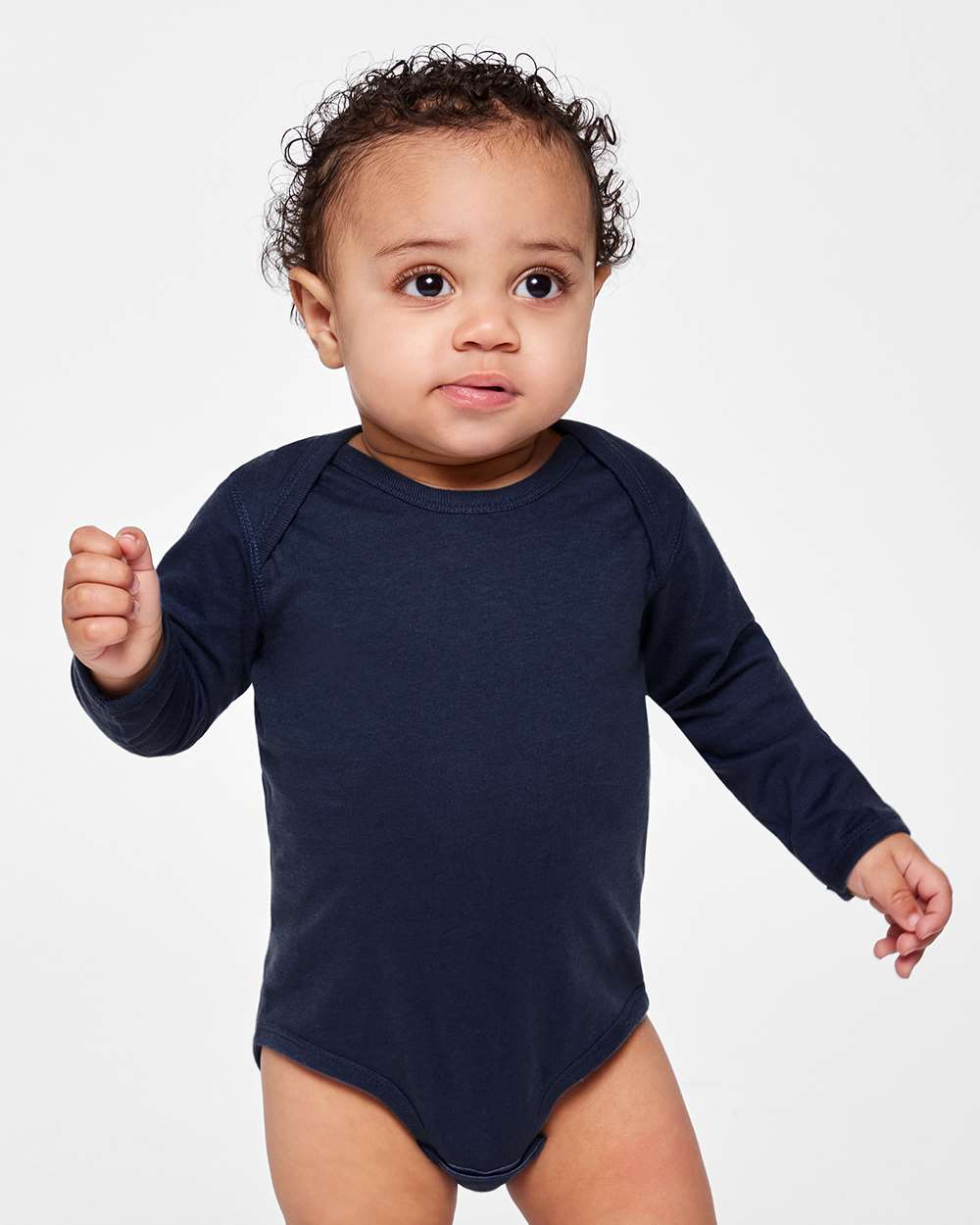 Rabbit Skins-4421-Infant Fine Jersey Long Sleeve Bodysuit - Image 26