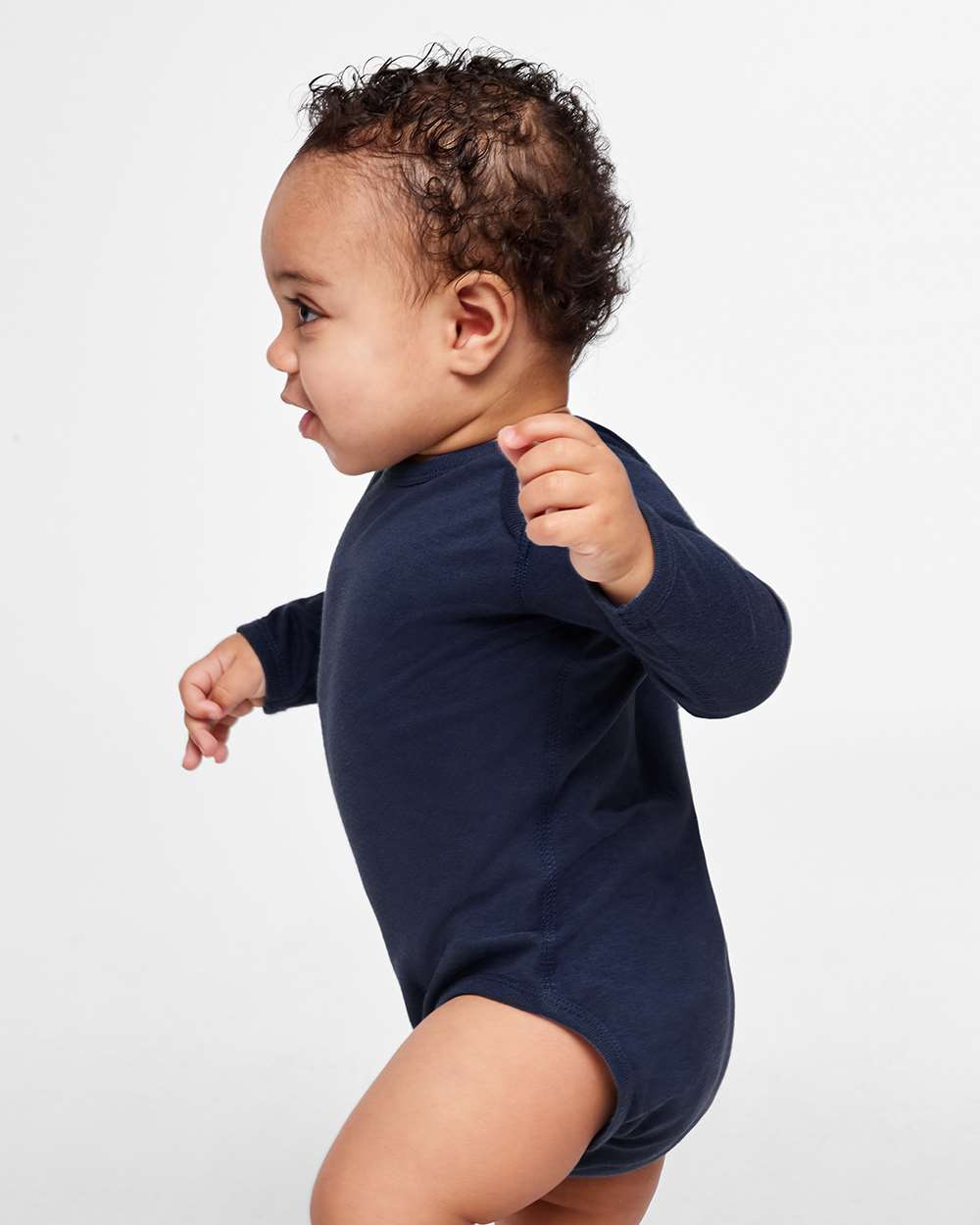 Rabbit Skins-4421-Infant Fine Jersey Long Sleeve Bodysuit - Image 27