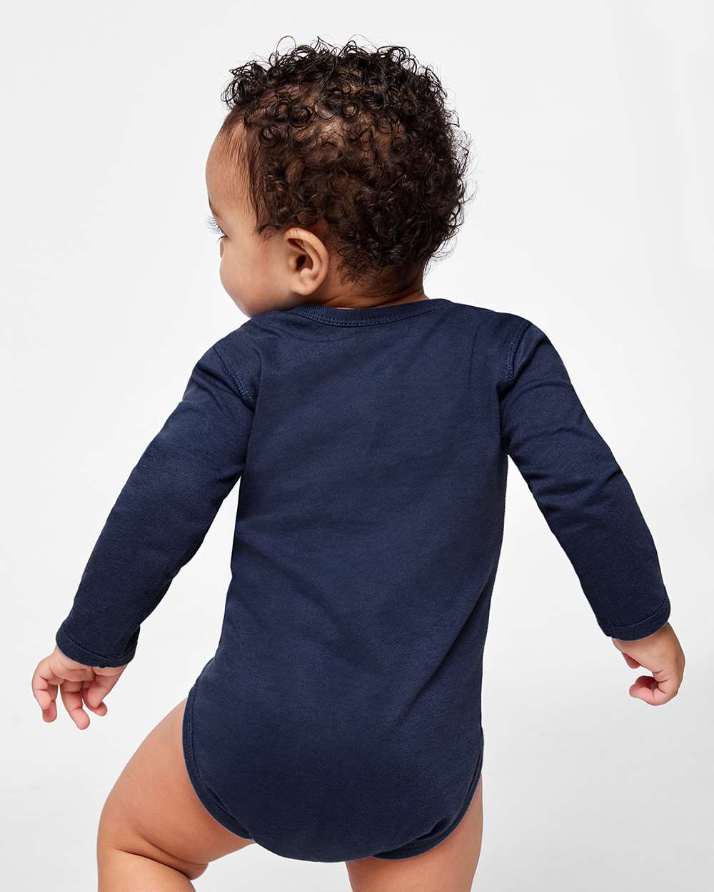 Rabbit Skins-4421-Infant Fine Jersey Long Sleeve Bodysuit - Image 28