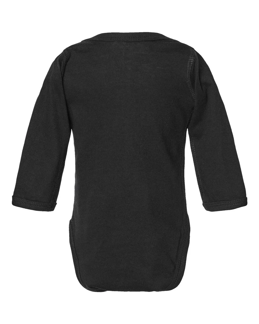 Rabbit Skins-4421-Infant Fine Jersey Long Sleeve Bodysuit - Image 3