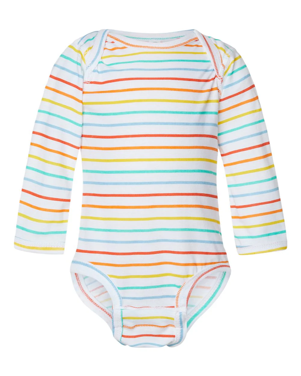 Rabbit Skins-4421-Infant Fine Jersey Long Sleeve Bodysuit - Image 41