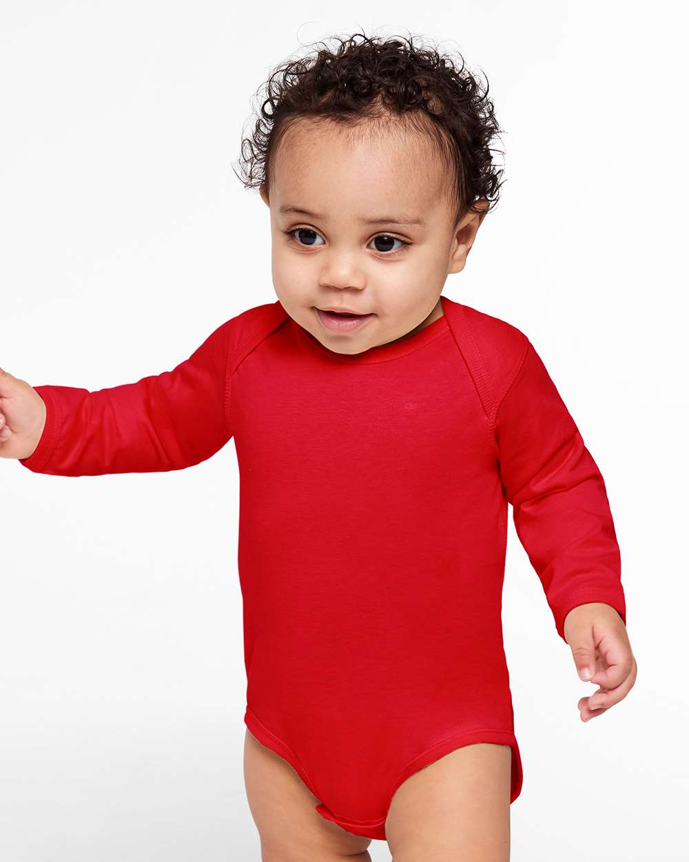 Rabbit Skins-4421-Infant Fine Jersey Long Sleeve Bodysuit - Image 50