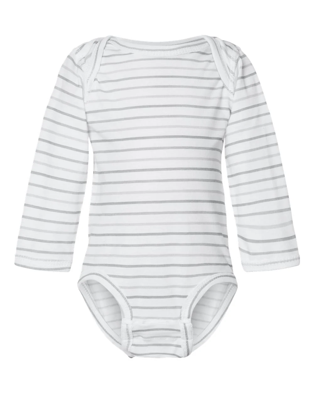 Rabbit Skins-4421-Infant Fine Jersey Long Sleeve Bodysuit - Image 53