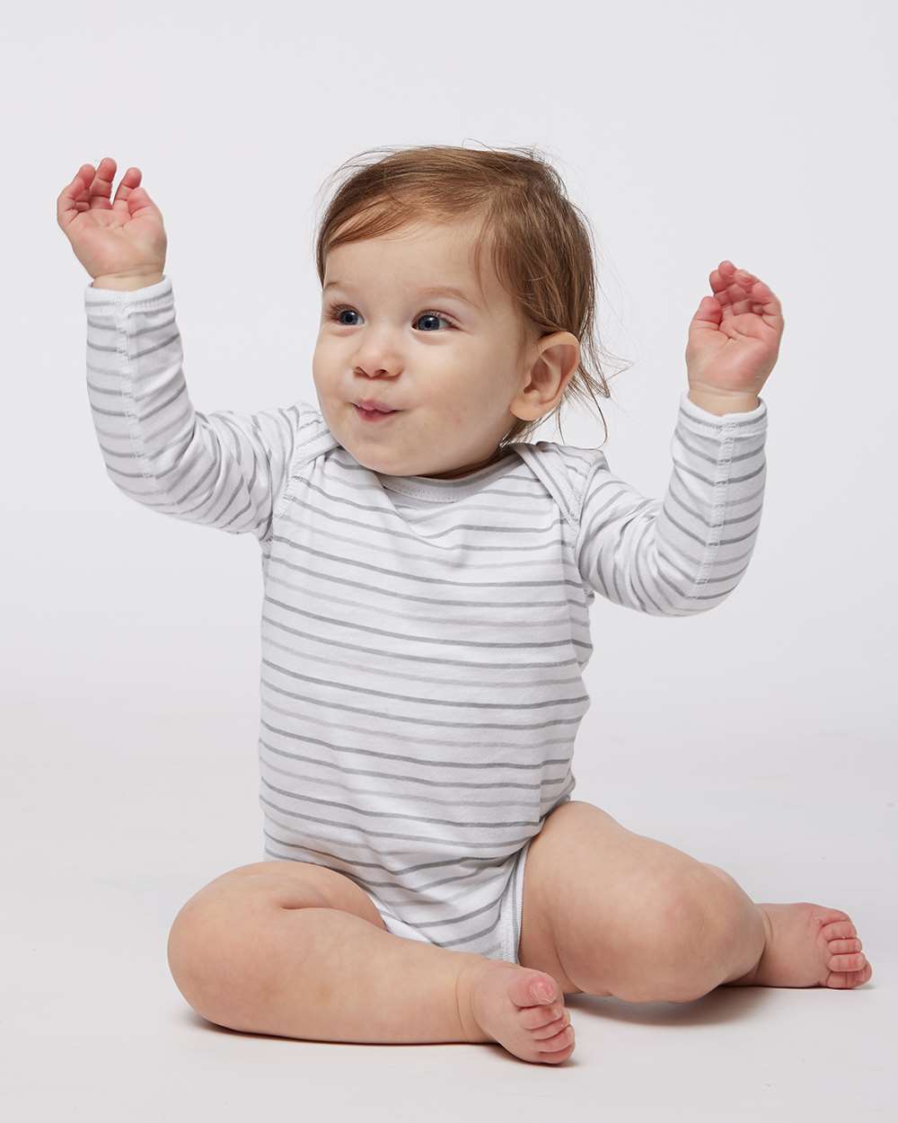 Rabbit Skins-4421-Infant Fine Jersey Long Sleeve Bodysuit - Image 56