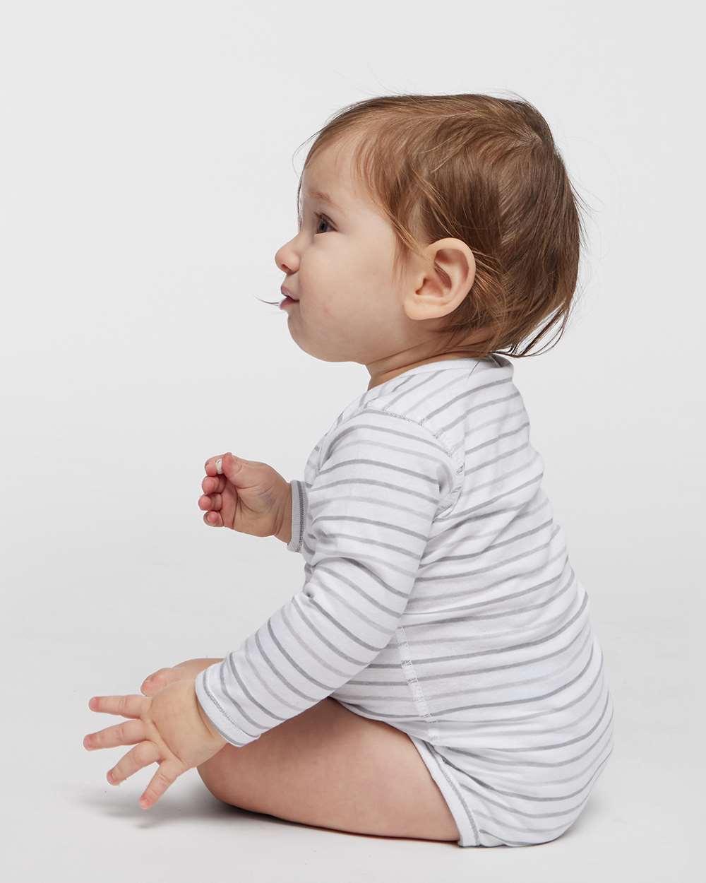 Rabbit Skins-4421-Infant Fine Jersey Long Sleeve Bodysuit - Image 57