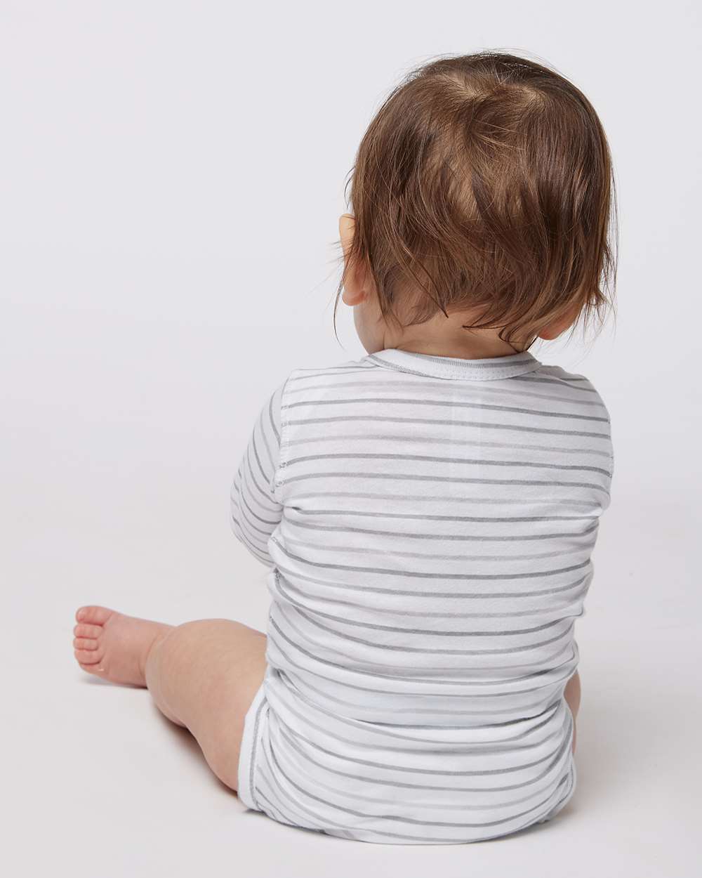 Rabbit Skins-4421-Infant Fine Jersey Long Sleeve Bodysuit - Image 58