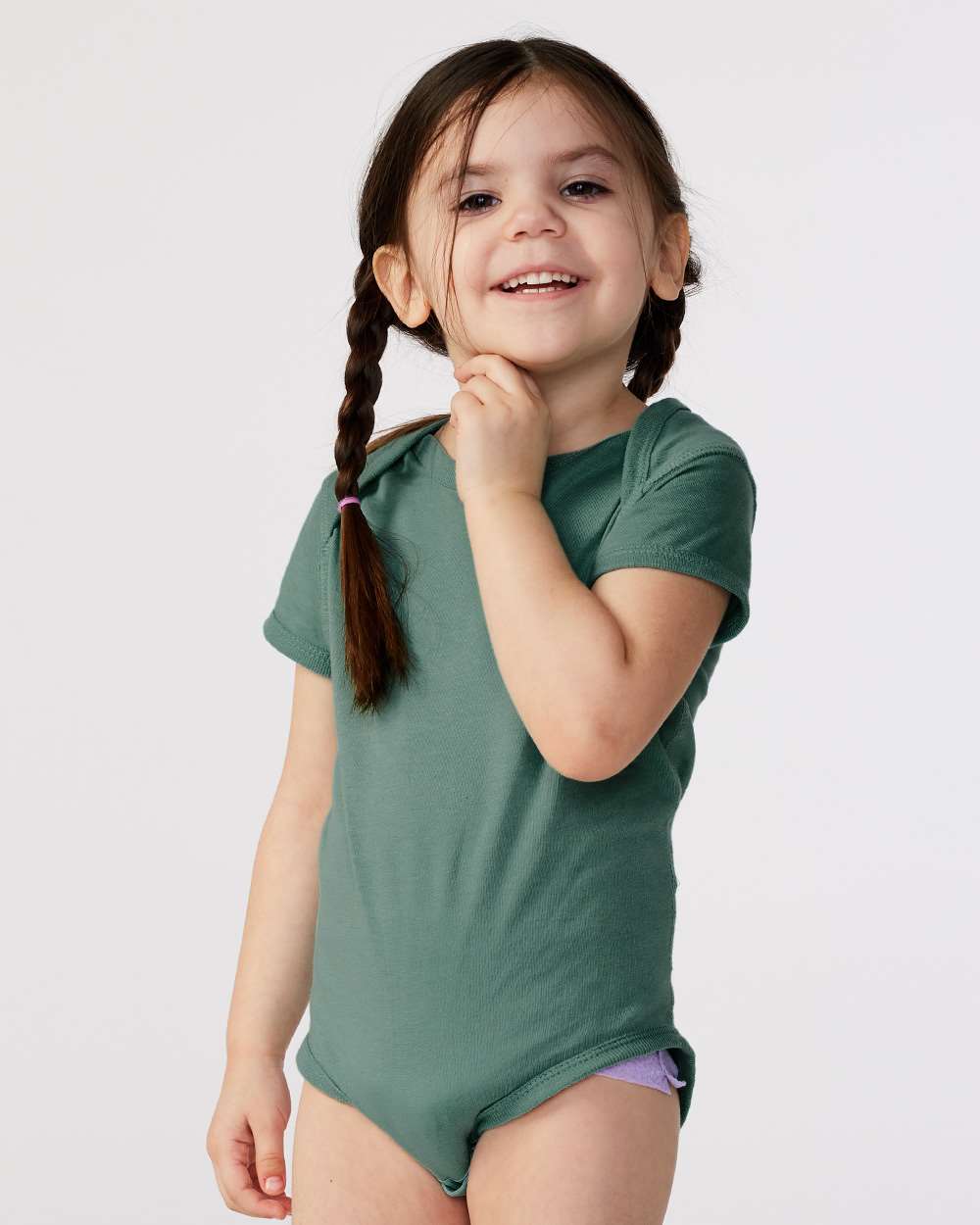 Rabbit Skins-4424-Infant Fine Jersey Bodysuit - Image 7