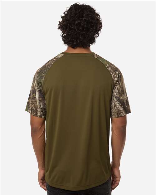 RealTree-RT2103-Unisex Realtree® Performance Colorblock T-Shirt - Image 5