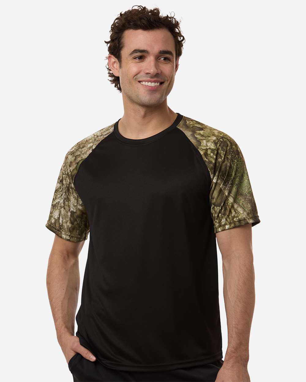 RealTree-RT2103-Unisex Realtree® Performance Colorblock T-Shirt - Image 6