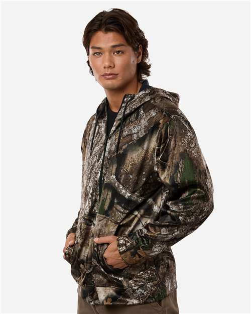 RealTree-RT5201-Unisex Realtree® Performance Full-Zip Hooded Sweatshirt - Image 4