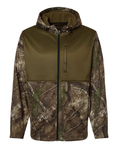 RT5204-Unisex Realtree® Performance Colorblocked Full-Zip Hooded Sweatshirt - Image 3