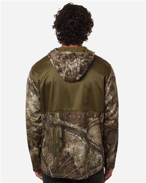 RT5204-Unisex Realtree® Performance Colorblocked Full-Zip Hooded Sweatshirt - Image 9