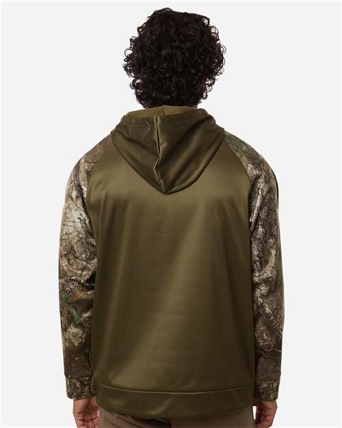 RealTree-RT5305-Unisex Realtree® Performance Colorblocked Hooded Sweatshirt - Image 9