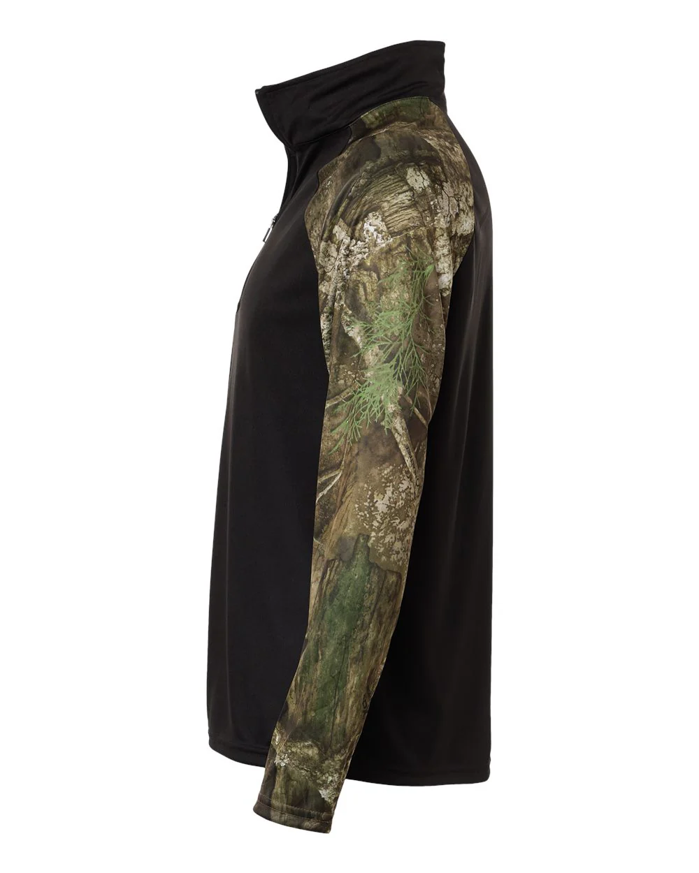 RealTree-RT5703-Unisex Realtree® Performance Colorblocked Quarter-Zip Pullover - Image 7