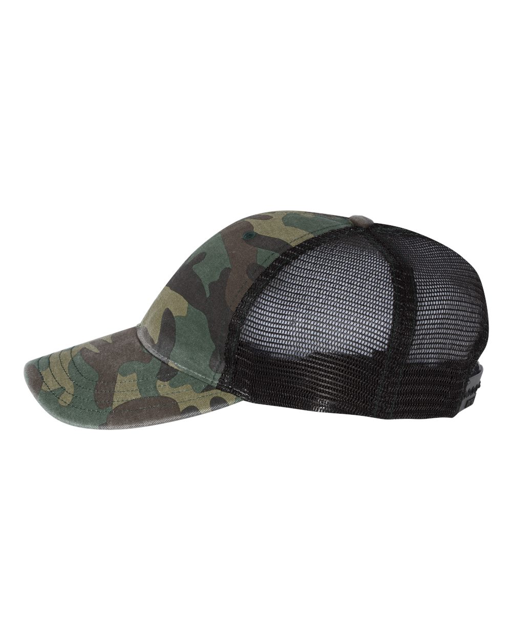 Richardson-111P-Garment Washed Printed Trucker Cap - Image 4
