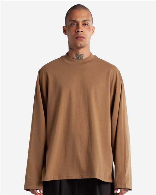 Shaka Wear-SHMOL-Unisex Max Heavyweight Oversized Long Sleeve T-Shirt - Image 5