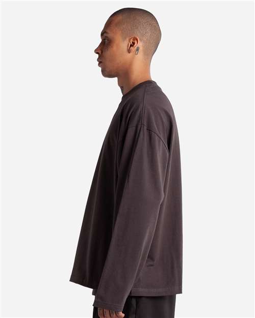 Shaka Wear-SHMOL-Unisex Max Heavyweight Oversized Long Sleeve T-Shirt - Image 9