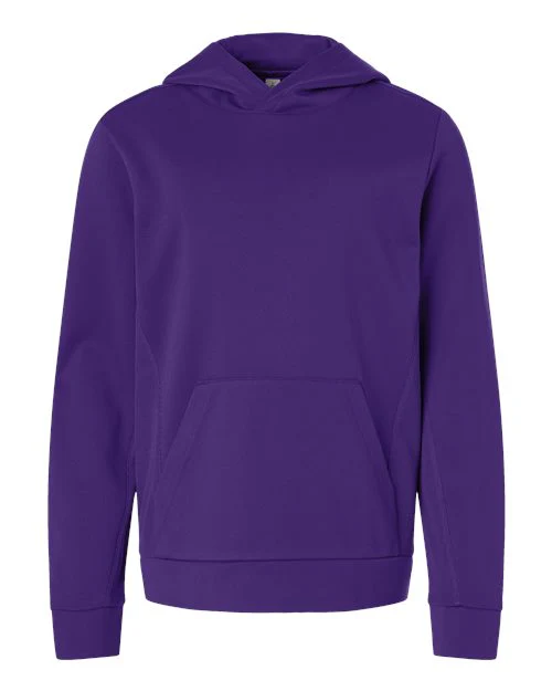 Team 365-TT400Y-Youth Squad Hooded Tech Fleece Pullover - Image 11
