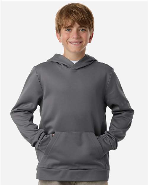 Team 365-TT400Y-Youth Squad Hooded Tech Fleece Pullover - Image 29