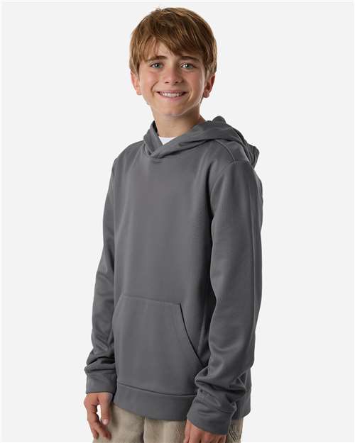 Team 365-TT400Y-Youth Squad Hooded Tech Fleece Pullover - Image 30