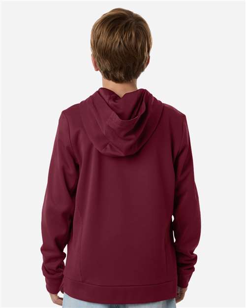 Team 365-TT400Y-Youth Squad Hooded Tech Fleece Pullover - Image 37