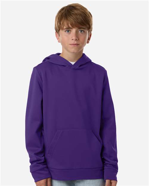 Team 365-TT400Y-Youth Squad Hooded Tech Fleece Pullover - Image 41