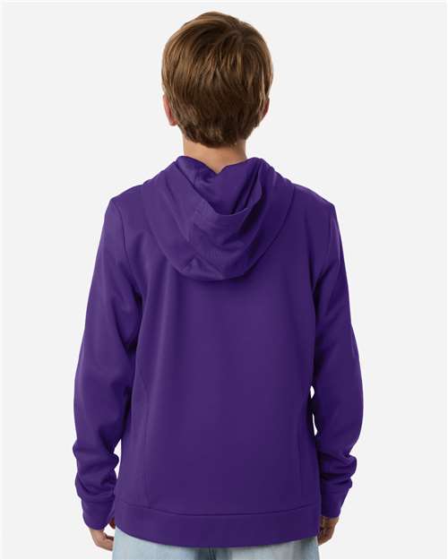Team 365-TT400Y-Youth Squad Hooded Tech Fleece Pullover - Image 43