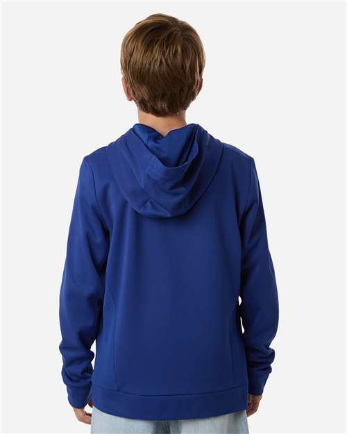 Team 365-TT400Y-Youth Squad Hooded Tech Fleece Pullover - Image 49