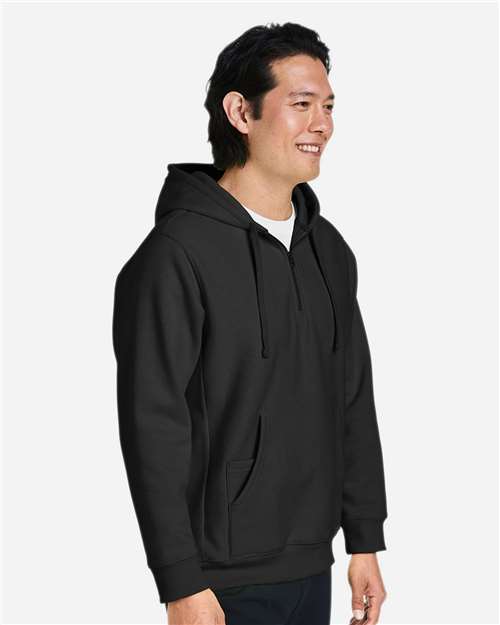 Team 365-TT97-Unisex Zone HydroSport™ Heavyweight Quarter-Zip Hooded Sweatshirt - Image 11