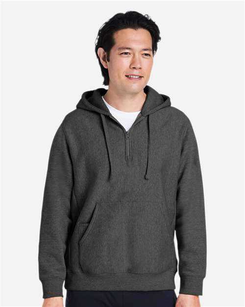 Team 365-TT97-Unisex Zone HydroSport™ Heavyweight Quarter-Zip Hooded Sweatshirt - Image 13