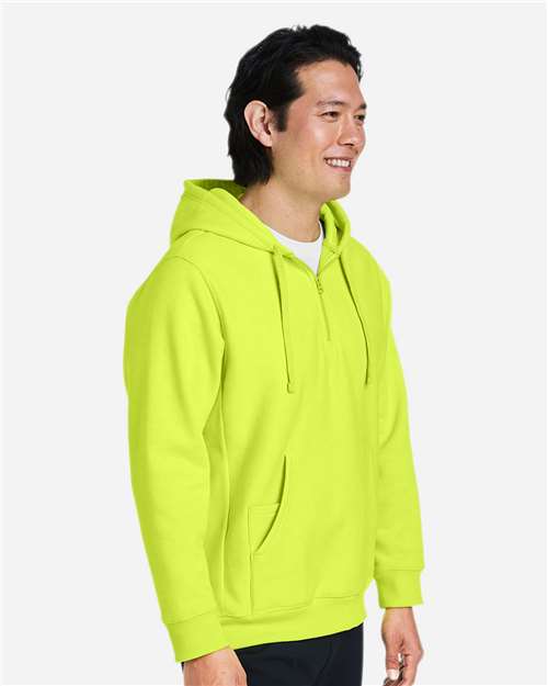 Team 365-TT97-Unisex Zone HydroSport™ Heavyweight Quarter-Zip Hooded Sweatshirt - Image 17